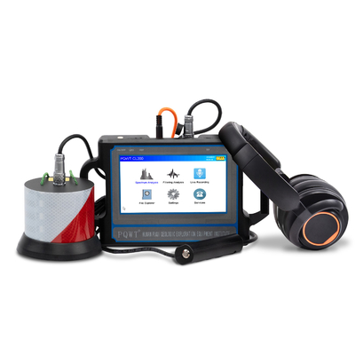 تجهیزات تشخیص صدا نشتی آب اولتراسونیک 2M PQWT CL200 4000mAh