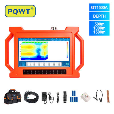 کیفیت  PQWT-GT1500A multi channel auto analysis long range water detection equipment deep underground water detector کارخانه