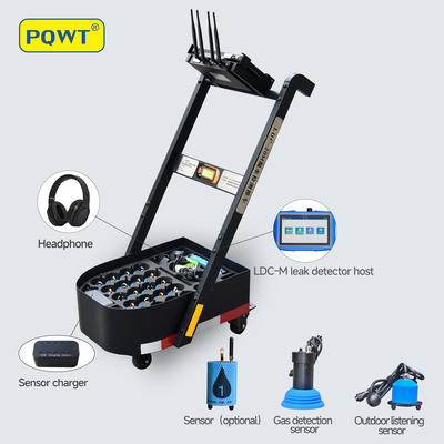 PQWT LDC نشتی یاب لوله آب اولتراسونیک 9 متر تجهیزات لوله کشی