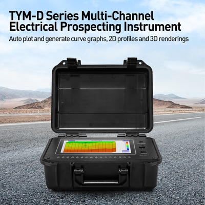 TYM سری D 500m آب یاب چاه زیرزمینی 16 کانال تجهیزات زمین شناسی