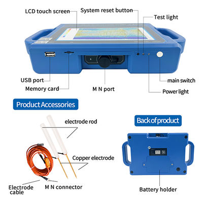 PQWT S150 آب زیرزمینی 150m عمق نقشه برداری خودکار