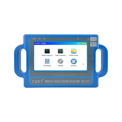 PQWT S500 آب شناس 500m عمق 7 اینچ صفحه لمسی