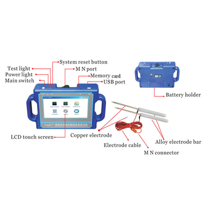 PQWT S500 500m Deep Underground Water Detector با صفحه لمسی ال سی دی