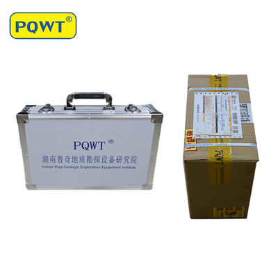 آشکارساز آب PQWT S150 با 7-8 ساعت زمان کارکرد، 2 سال گارانتی و پشتیبانی OEM، یابنده آب زیرزمینی قابل حمل