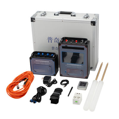 آشکارساز آب PQWT-TC1200 با صفحه نمایش LCD چند فرکانسی با عمق 1200 متر برای یافتن آب زیرزمینی عمیق