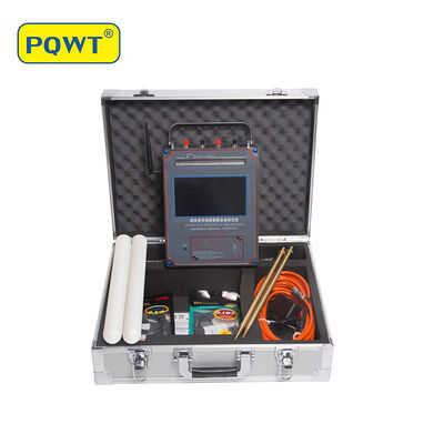 آشکارساز آب PQWT-TC1200 با صفحه نمایش LCD چند فرکانسی با عمق 1200 متر برای یافتن آب زیرزمینی عمیق