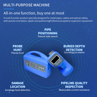 پی وی سی لوله کشی لوله یاب زیرزمینی فاضلاب PQWT-GX800 عمق 6M