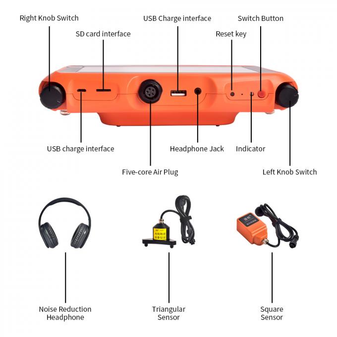 Pqwt-L50 Underground Pipe Leakage Detection Water Leak Detector for 50cm Instrument Home Use