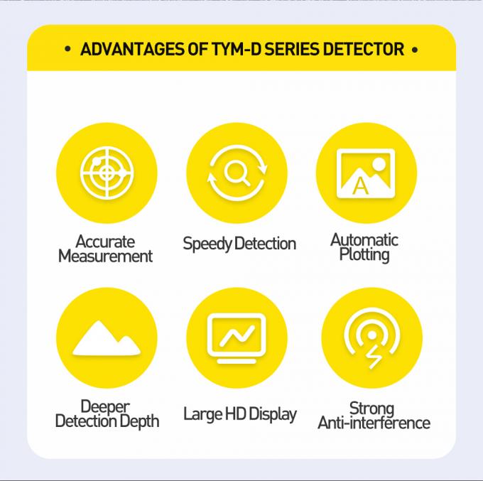 TYM سری D 500m آب یاب چاه زیرزمینی 16 کانال تجهیزات زمین شناسی 1