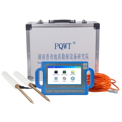 PQWT S500 آشکارساز آب زیرزمینی عمیق 500 متری با صفحه نمایش LCD