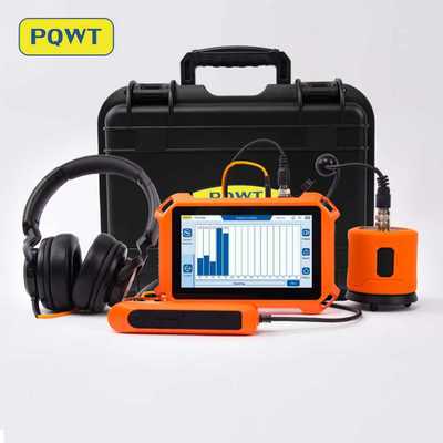 PQWT-125B آشکارساز نشت با تشخیص نشت هوش مصنوعی و رزونانس دو غشا برای دقت ±1m در تشخیص لوله های آب