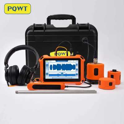 PQWT-125C آشکارساز نشت با تجزیه و تحلیل صوتی هوش مصنوعی و فیلتر کردن سر و صدا برای تجسم شکل موج دامنه زمانی در لوله های آب